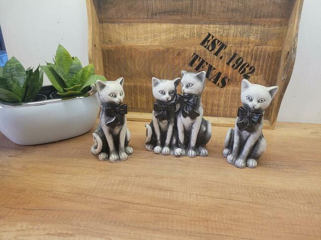 kot koty gipsowe figurka dekoracja