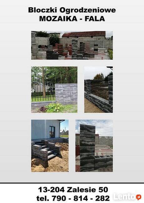 Bloczki Ogrodzeniowe Bloczek Ogrodzeniowy Mozaika