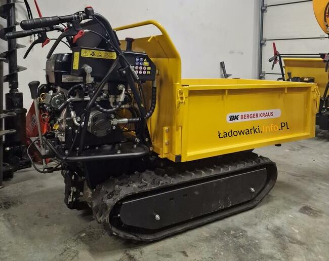 Wozidło spalinowe taczka, gąsienicowa D50HB - udźwig 500kg