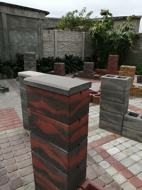Bloczek Ogrodzeniowy Bloczki Betonowe Mozaika