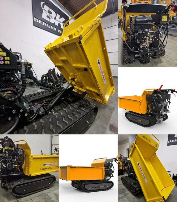 Wozidło spalinowe taczka, gąsienicowa D50HB - udźwig 500kg