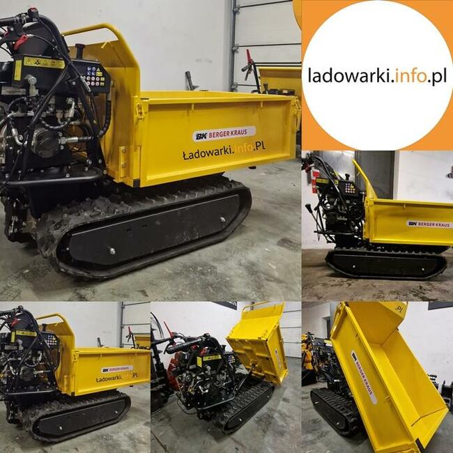 Wozidło spalinowe taczka, gąsienicowa D50HB - udźwig 500kg