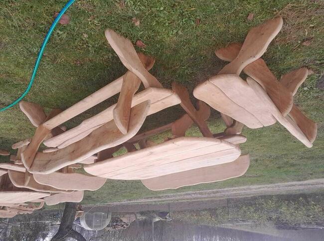 Sprzedam ręcznie rzeźbione meble ogrodowe