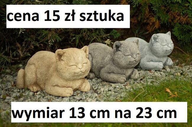 kot koty gipsowe kotki figurki gipsowe