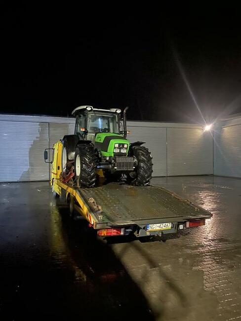 autolaweta laweta Pomoc drogowa transport maszyn rolniczych