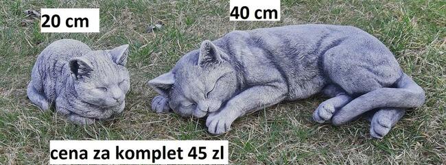 kot koty gipsowe kotki figurki gipsowe