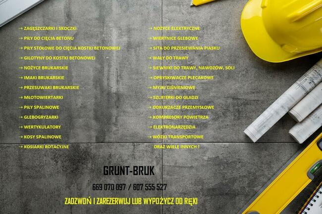 WYPOŻYCZALNIA SPRZĘTU BUDOWLANEGO I OGRODNICZEGO