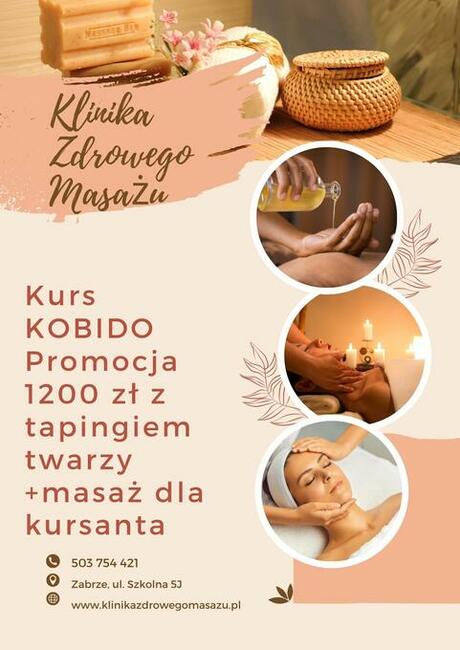 Kursy masażu np Kobido PROMOCJA