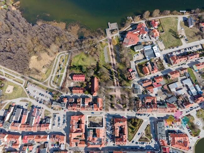 Mrągowo, działka budowlana w centrum