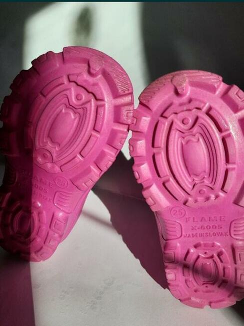 Kalosze dziecięce różowy rozmiar 25