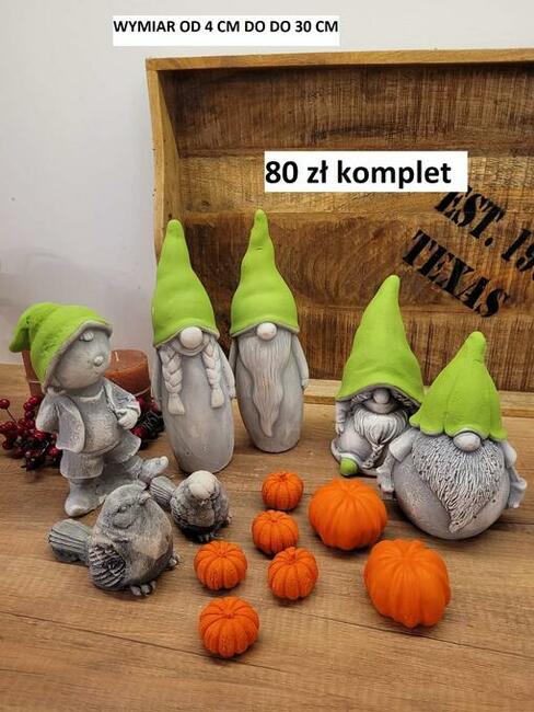 figurki ogrodowe skrzat krasnal gipsowy TANIO