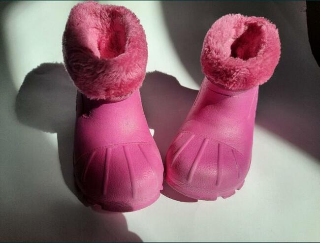 Kalosze dziecięce różowy rozmiar 25