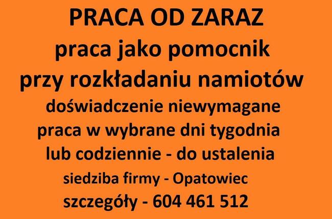 Archiwalne PRACA OD ZARAZ Dąbrowa Tarnowska