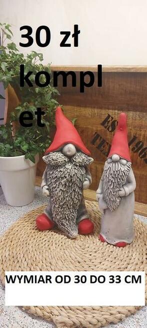 figurki gipsowe krasnale skrzat krasnal