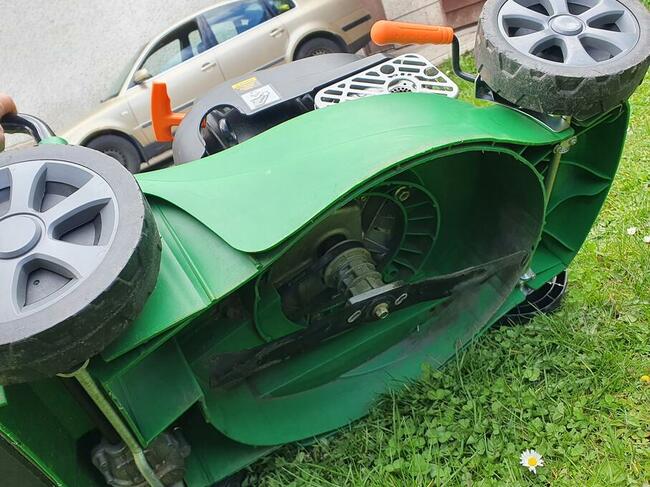 Kosiarka spalinowa z napędem Hawksmoor dla seniorów