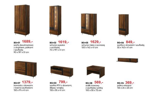 Modne meble do salonu - BORGA