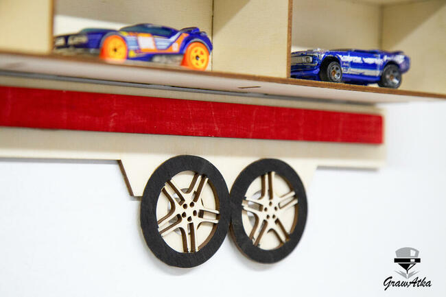 Półka Ciężarówka Resoraki hot wheels GrawAtka