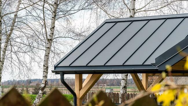 BLACHA NA RĄBEK STOJĄCY ZATRZASKOWY panelowa klik dachy