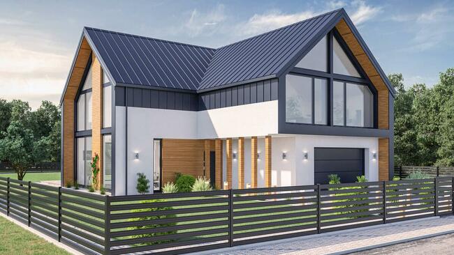 BLACHA NA RĄBEK STOJĄCY ZATRZASKOWY panelowa klik dachy