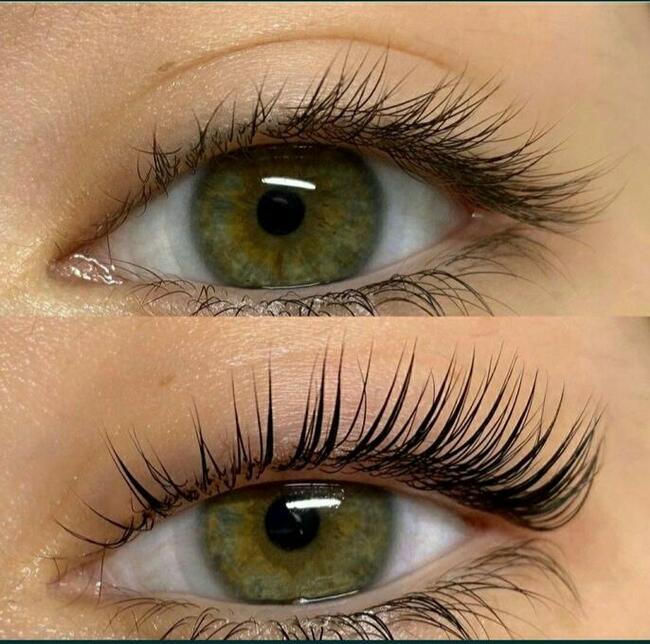 Laminacja lifting rzęs brwi