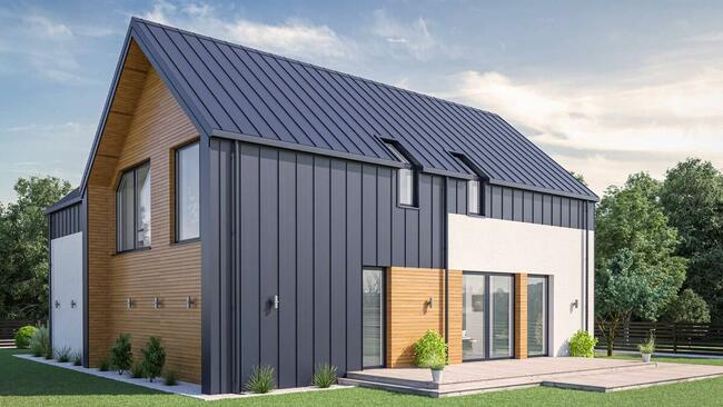 BLACHA NA RĄBEK STOJĄCY ZATRZASKOWY panelowa klik dachy