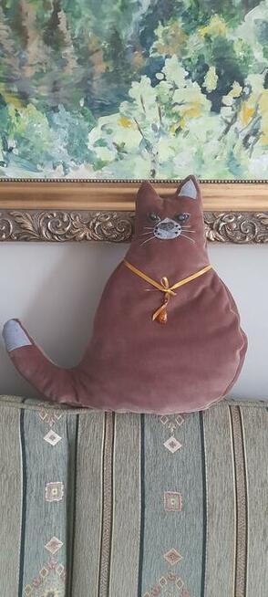 Poduszki koty czarne, rude