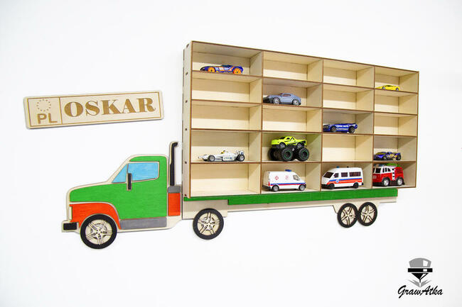 Półka Ciężarówka Resoraki hot wheels GrawAtka