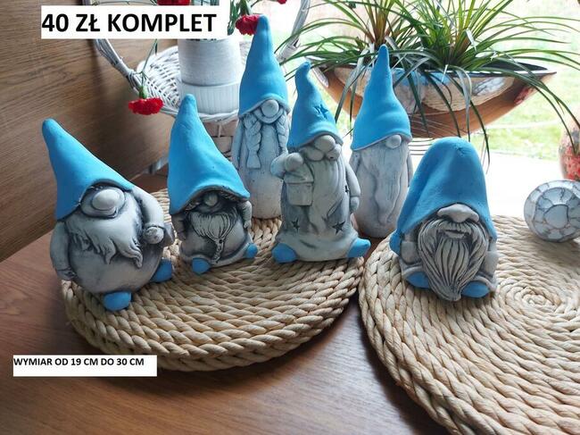 figurki ogrodowe skrzaty krasnale