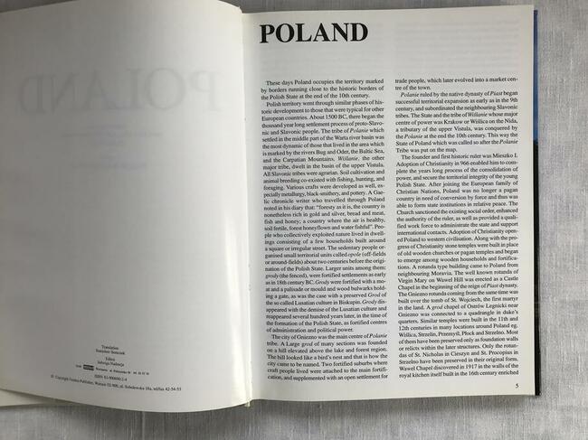 Album „POLAND” w języku angielskim