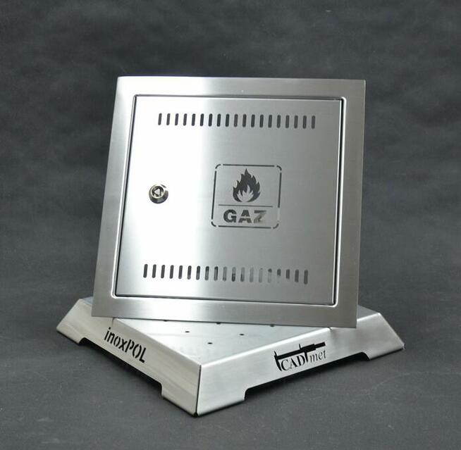 Drzwiczki rewizyjne gazowe 300x300 INOX
