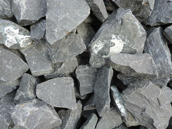 Czarny Kamień bazalt do gabionu 40-120 mm ogrodzenie grafit