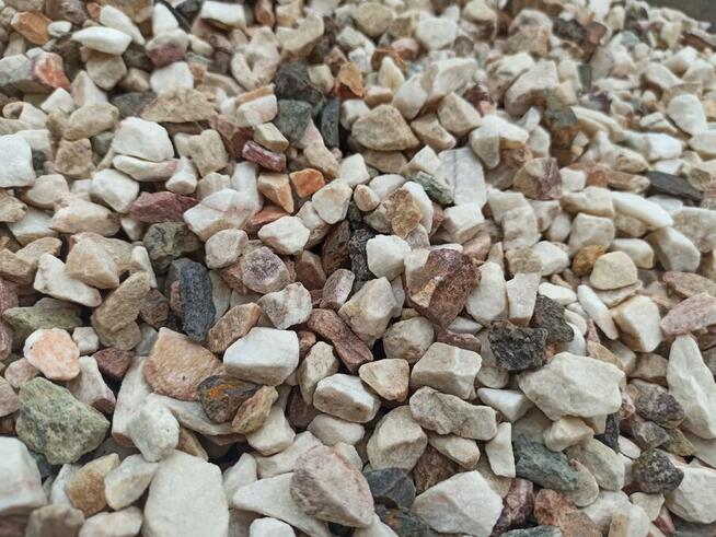 Grys Ogrodowy 8-16 mm Kamień PASTELOWY KREMOWY BIAŁY ŻWIR