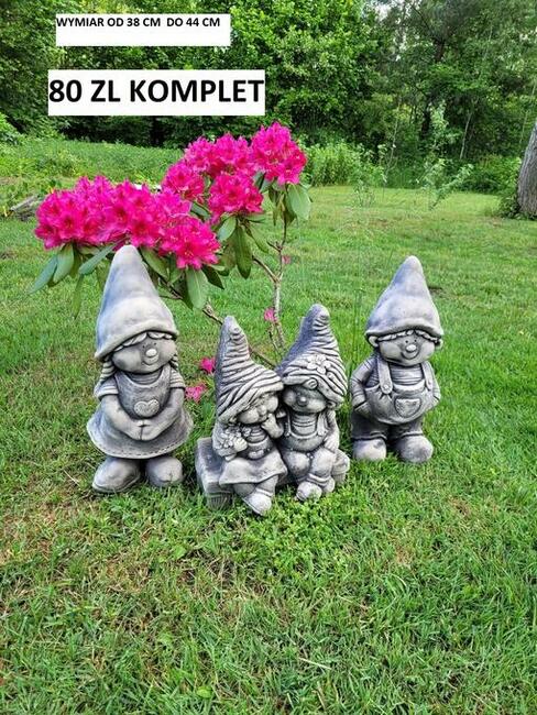 figurki ogrodowe skrzaty krasnale