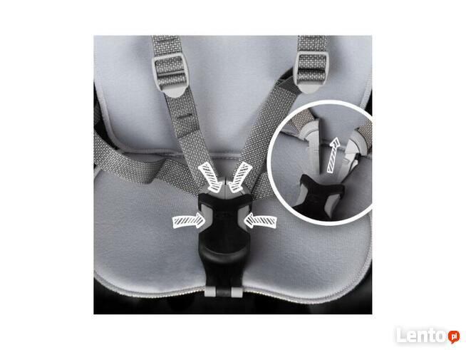 FOTELIK ROWEROWY CAMPELA SZARY DLA DZIECKA NA BAGAŻNIK RAMĘ