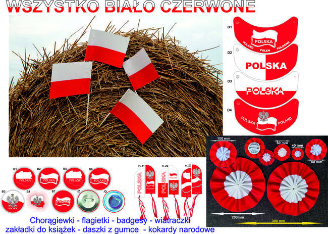 Chorągiewki polskie