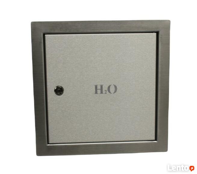 Drzwi rewizyjne zaworu wody 300x300 INOX H2O