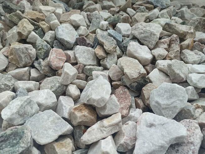 Grys Ogrodowy 8-16 mm Kamień PASTELOWY KREMOWY BIAŁY ŻWIR