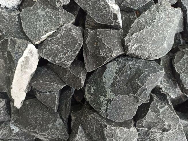 Czarny Kamień bazalt do gabionu 40-120 mm ogrodzenie grafit