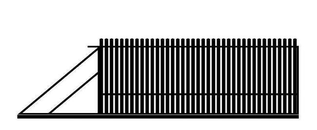 Brama przesuwna, bramy przesuwne, A26. Ogrodzenia