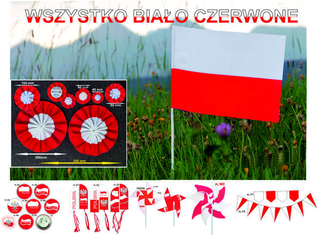 Chorągiewki polskie