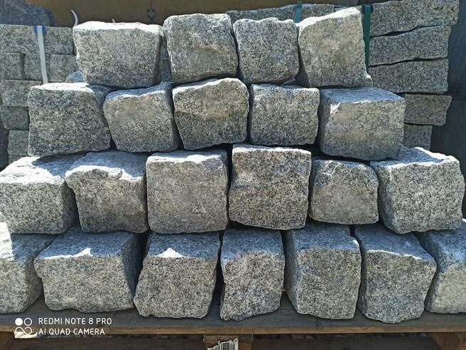 GRYS CZERWONY VANGA 8-16 mm Granit Kostka Kamień Murowy