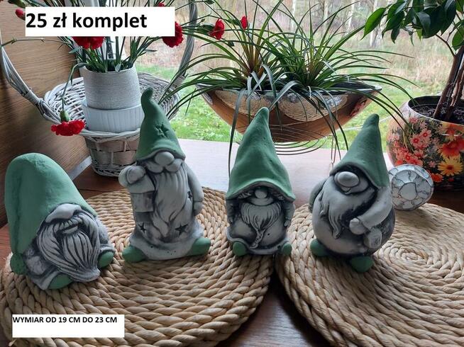 dekoracja ogrodowe krasnale ogrodowe skrzaty figurki