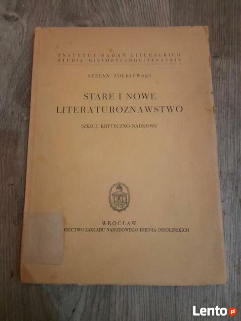 Stare i nowe literaturoznawstwo 1950