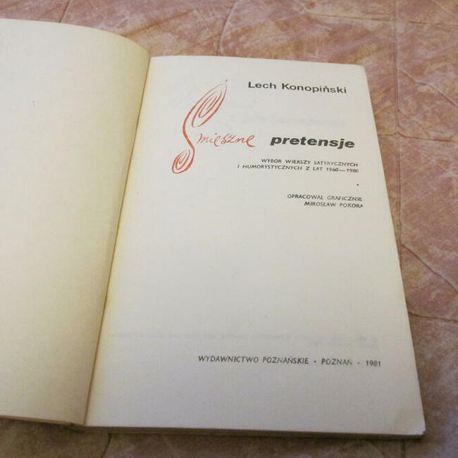 Śmieszne pretensje (wiersze satyryczne)