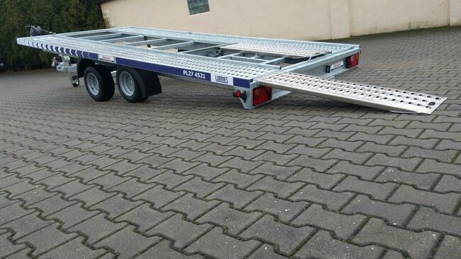 Przyczepa laweta .Park Przyczep Woermann