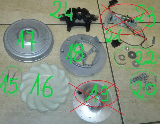 Zelmer Meteor 2 typ;400 -odkurzacz na części !