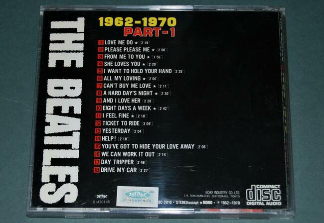 The Beatles 1962-1970 Part 1 Pudełko CD