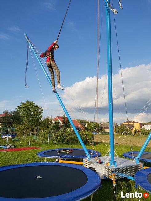 Euro-Bungee 4 stanowiskowe Bunge Stacjonarne Trampolina