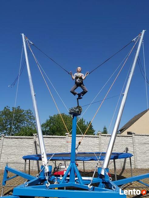 Euro-Bungee 4 stanowiskowe Bunge Stacjonarne Trampolina