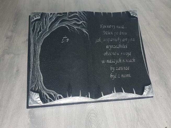 LITERNICTWO NAGROBNE - dopisywanie liter, kucie, grawery